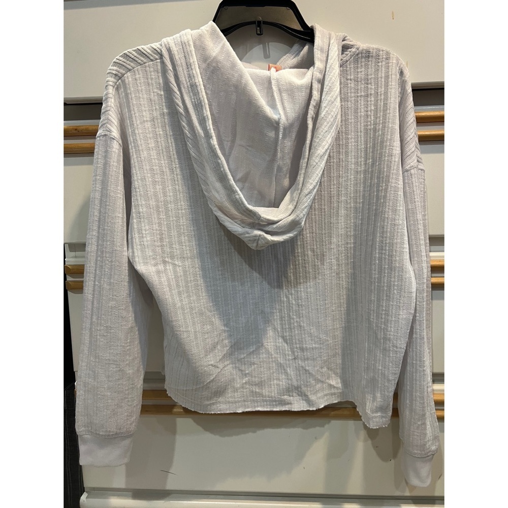 White Sweatshirt With Sunflower​ - Picture 2 of 3